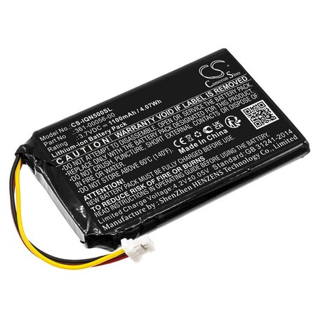 Bsc Preferred Mitac Mio Spirit 8500 LM GPS Replacement Battery CS-IQN500SL.2